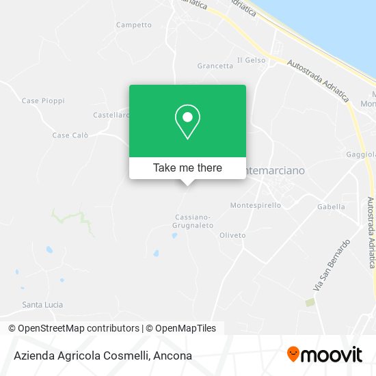 Azienda Agricola Cosmelli map