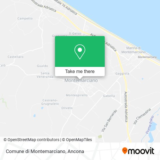 Comune di Montemarciano map