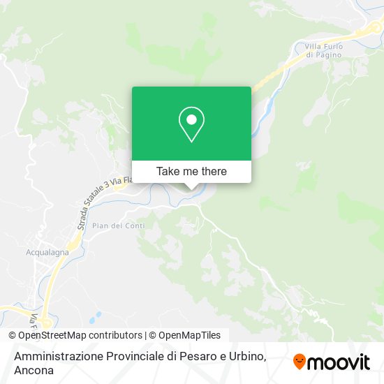 Amministrazione Provinciale di Pesaro e Urbino map