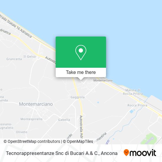 Tecnorappresentanze Snc di Bucari A.& C. map