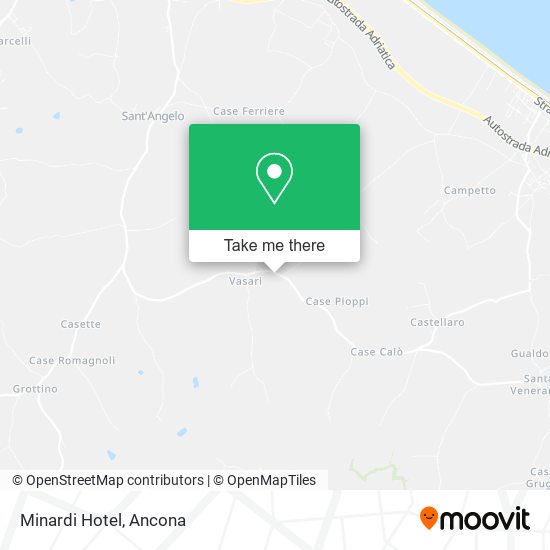 Minardi Hotel map