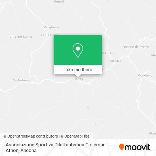 Associazione Sportiva Dilettantistica Collemar-Athon map