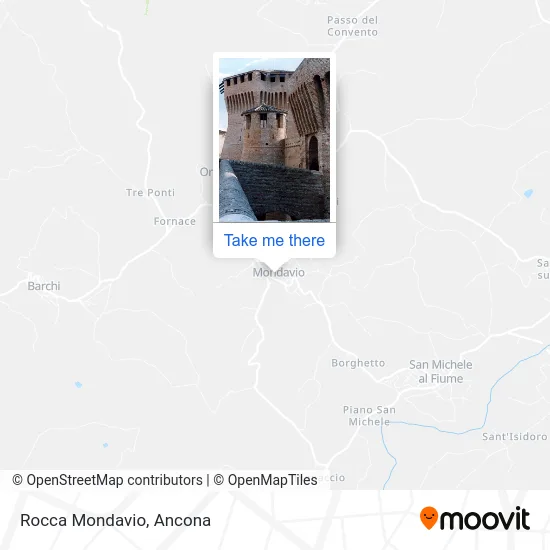 Rocca Mondavio map