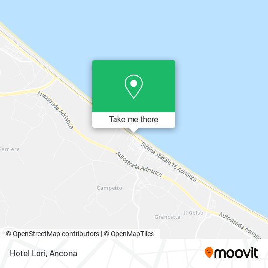 Hotel Lori map