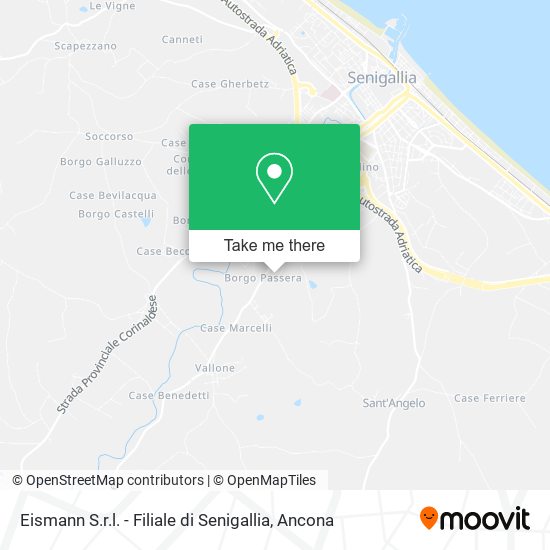 Eismann S.r.l. - Filiale di Senigallia map