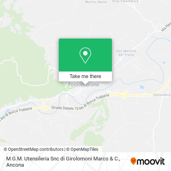M.G.M. Utensileria Snc di Girolomoni Marco & C. map