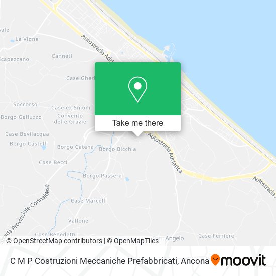 C M P Costruzioni Meccaniche Prefabbricati map