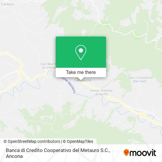 Banca di Credito Cooperativo del Metauro S.C. map