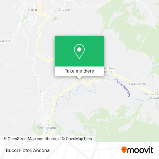 Bucci Hotel map