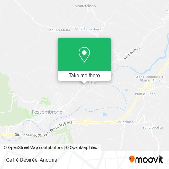 Caffè Désirée map