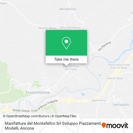 Manifatture del Montefeltro Srl Sviluppo Piazzamenti Modelli map