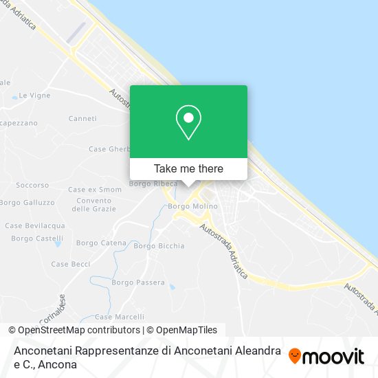Anconetani Rappresentanze di Anconetani Aleandra e C. map