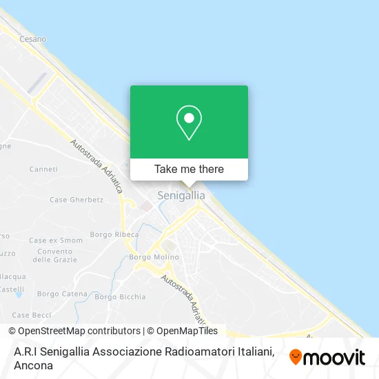 A.R.I Senigallia Associazione Radioamatori Italiani map