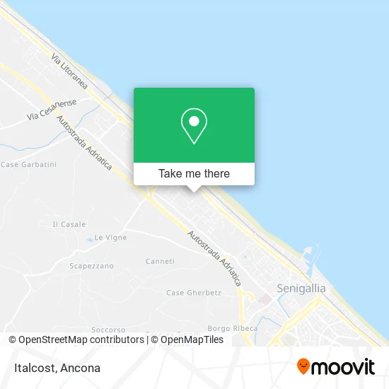 Italcost map