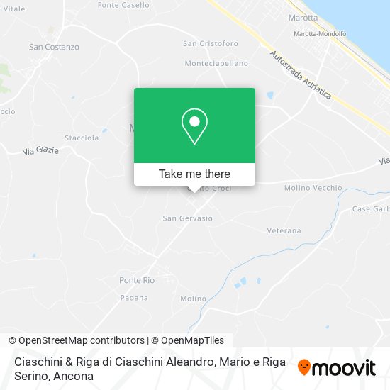 Ciaschini & Riga di Ciaschini Aleandro, Mario e Riga Serino map