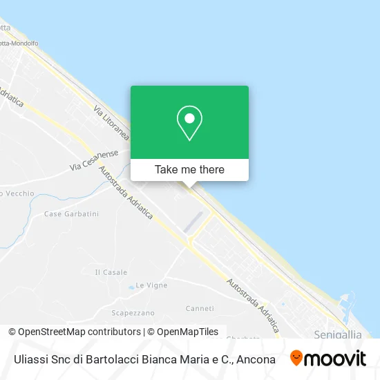Uliassi Snc di Bartolacci Bianca Maria e C. map