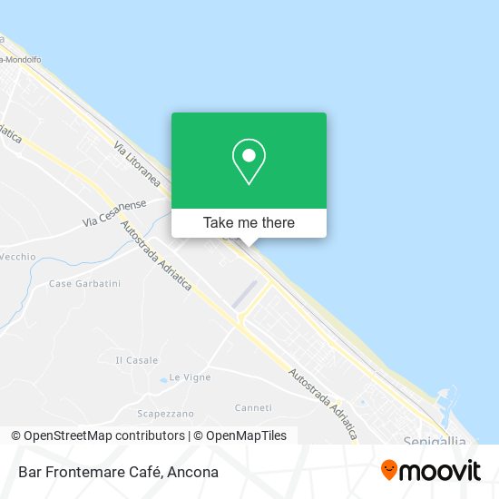 Bar Frontemare Café map