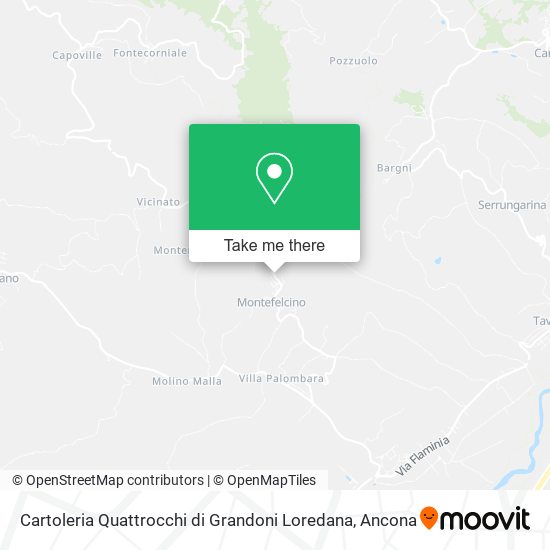 Cartoleria Quattrocchi di Grandoni Loredana map