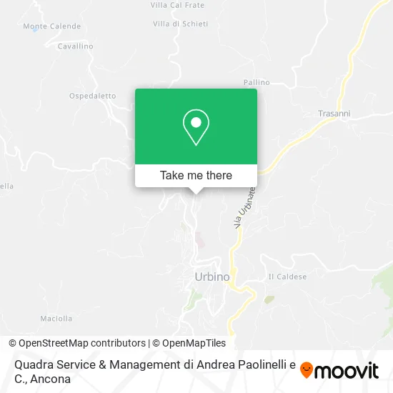 Quadra Service & Management di Andrea Paolinelli e C. map