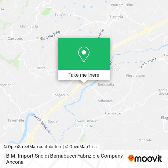 B.M. Import Snc di Bernabucci Fabrizio e Company map
