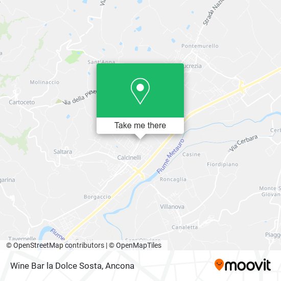 Wine Bar la Dolce Sosta map