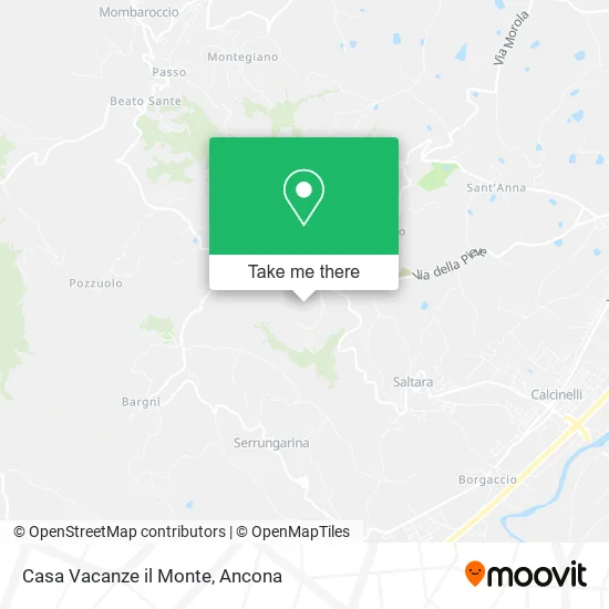 Casa Vacanze il Monte map