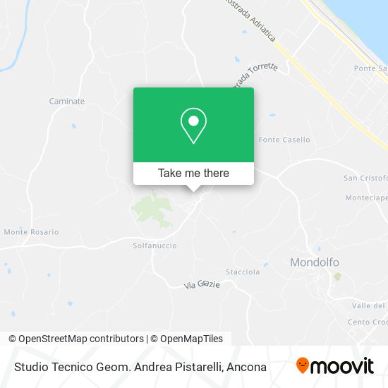 Studio Tecnico Geom. Andrea Pistarelli map