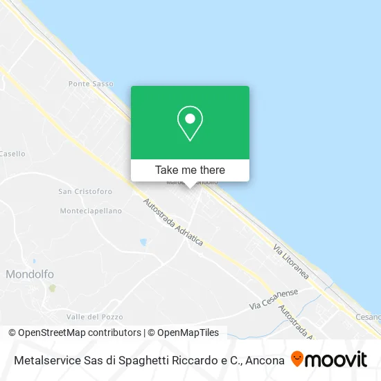 Metalservice Sas di Spaghetti Riccardo e C. map