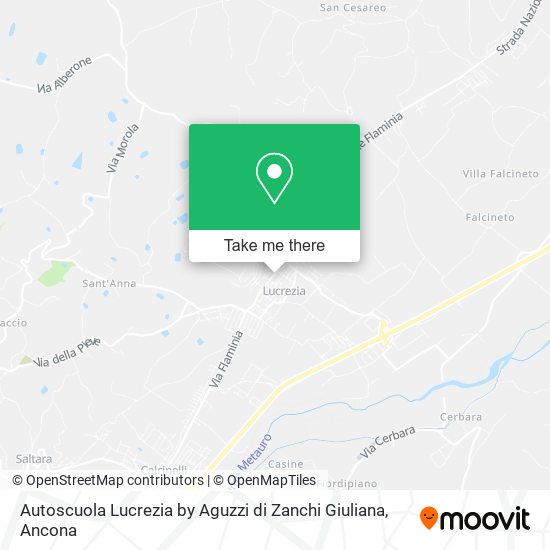 Autoscuola Lucrezia by Aguzzi di Zanchi Giuliana map