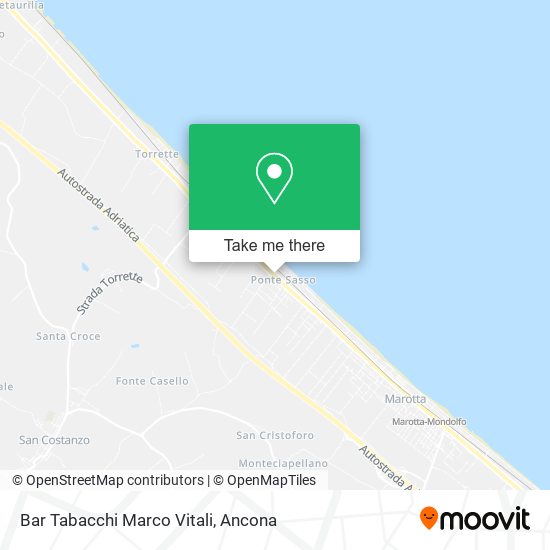 Bar Tabacchi Marco Vitali map
