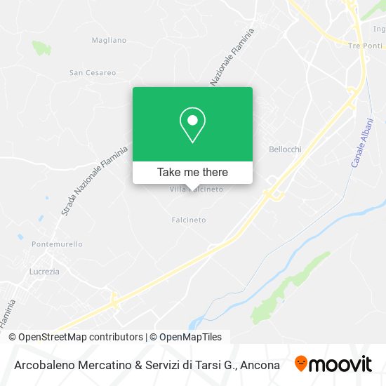 Arcobaleno Mercatino & Servizi di Tarsi G. map