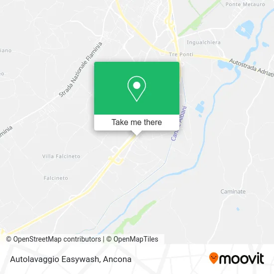 Autolavaggio Easywash map
