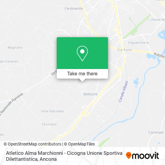 Atletico Alma Marchionni - Cicogna Unione Sportiva Dilettantistica map