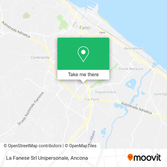 La Fanese Srl Unipersonal map