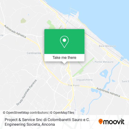 Project & Service Snc di Colombaretti Sauro e C. Engineering Societa map