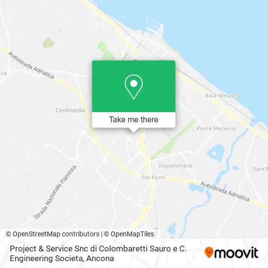 Project & Service Snc di Colombaretti Sauro e C. Engineering Societa map