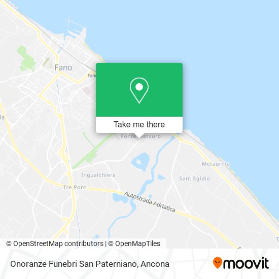 Onoranze Funebri San Paterniano map