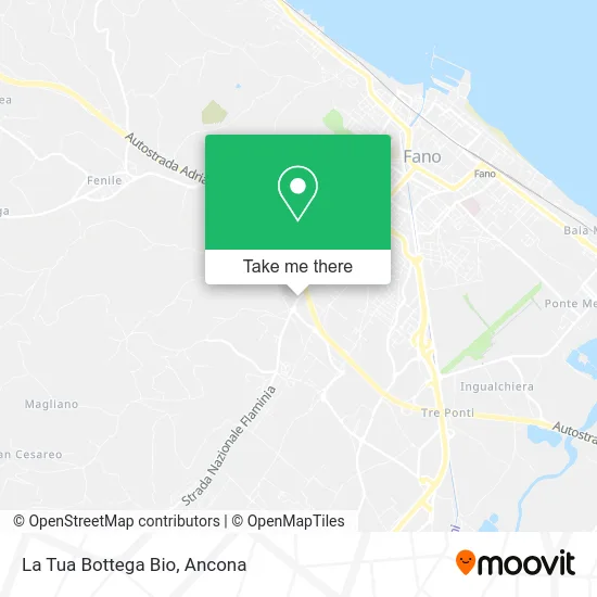 La Tua Bottega Bio map