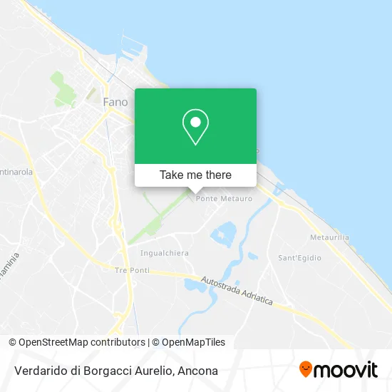 Verdarido di Borgacci Aurelio map