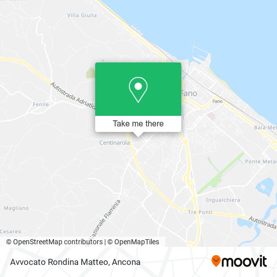 Avvocato Rondina Matteo map