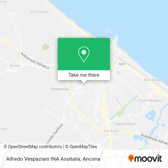 Alfredo Vespaziani INA Assitalia map