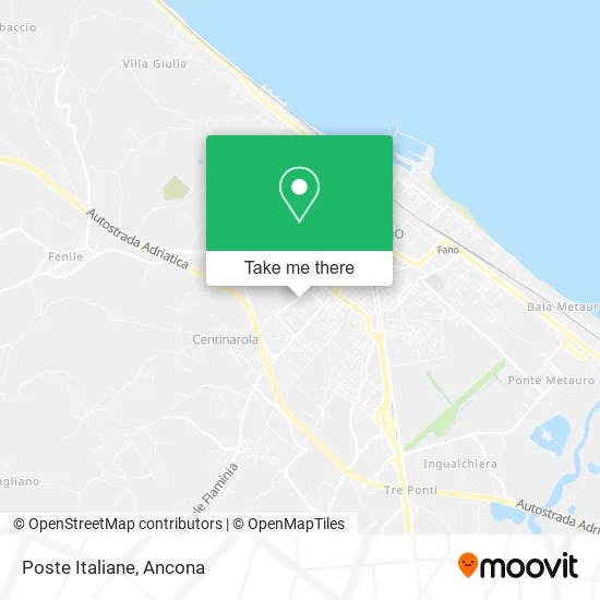 Poste Italiane map