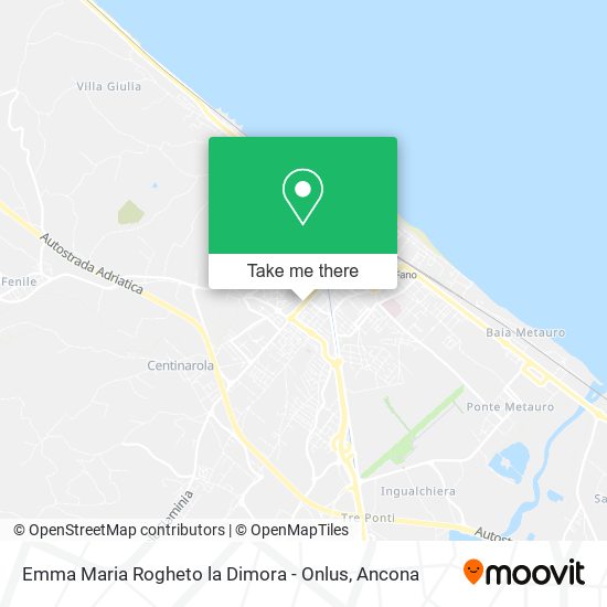 Emma Maria Rogheto la Dimora - Onlus map