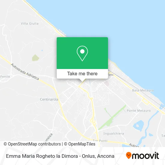 Emma Maria Rogheto the Residence - Nonprofit map