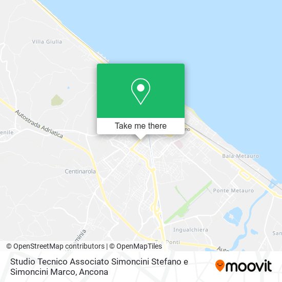 Studio Tecnico Associato Simoncini Stefano e Simoncini Marco map
