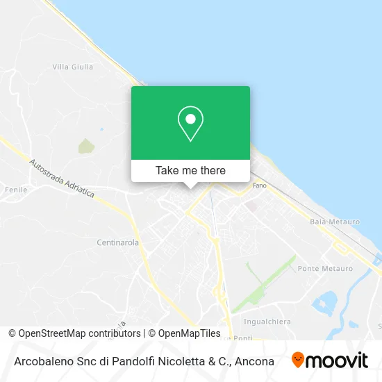 Arcobaleno Snc di Pandolfi Nicoletta & C. map