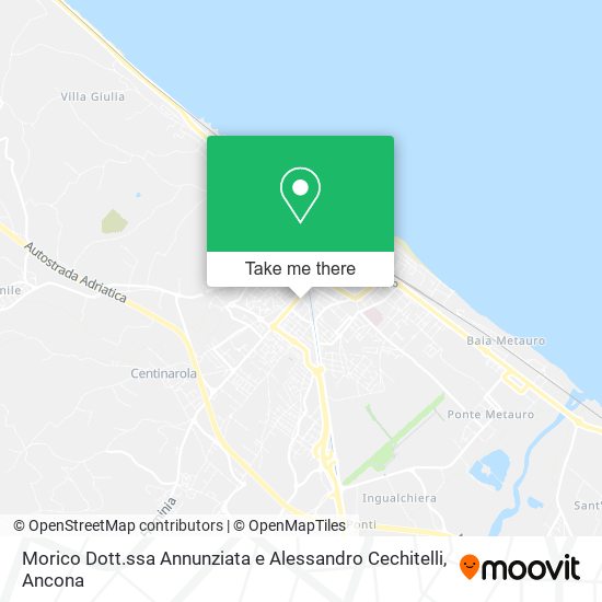 Morico Dott.ssa Annunziata e Alessandro Cechitelli map