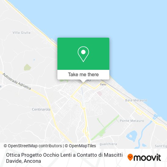 Ottica Progetto Occhio Lenti a Contatto di Mascitti Davide map