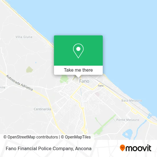 Fano Financial Police Company map
