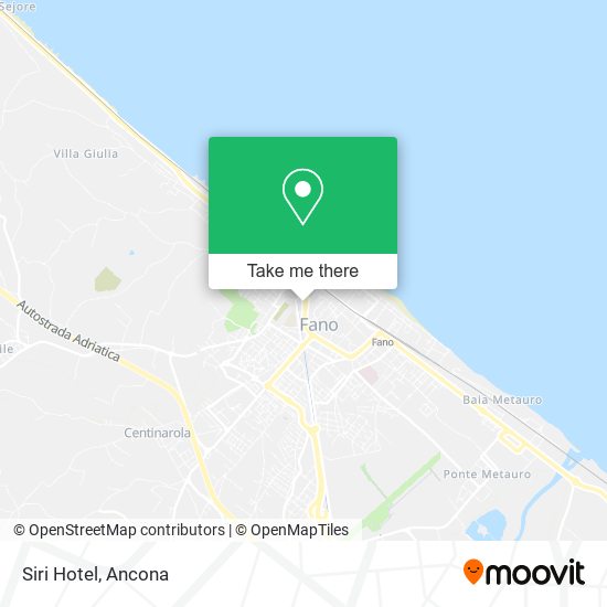 Siri Hotel map